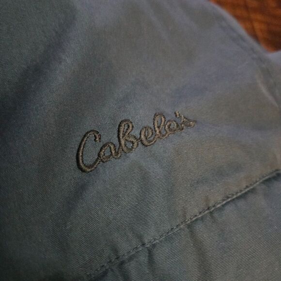 Cabela's Premier Northern Goose Down Parka Coat Jacket Mens Size Large Green C2 - Picture 9 of 15